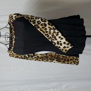 Style Addicts Leopard Raglan Top